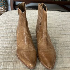 Free people brown short boot